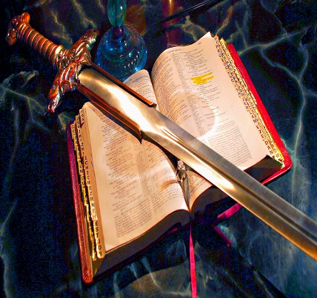 bible sword weapons warfare spiritual